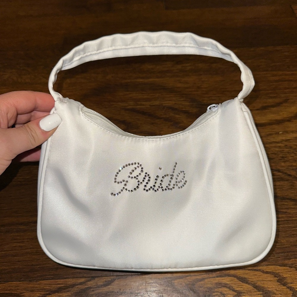 White Bridal Handbag
